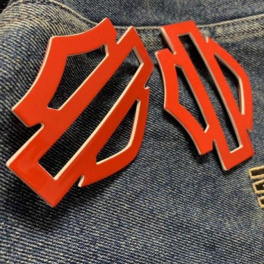 Алюминиевые эмблемы на бак Harley 