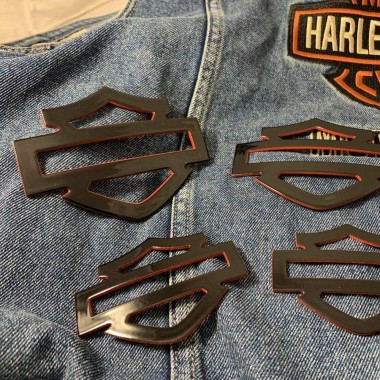 Алюминиевые эмблемы на бак Harley 