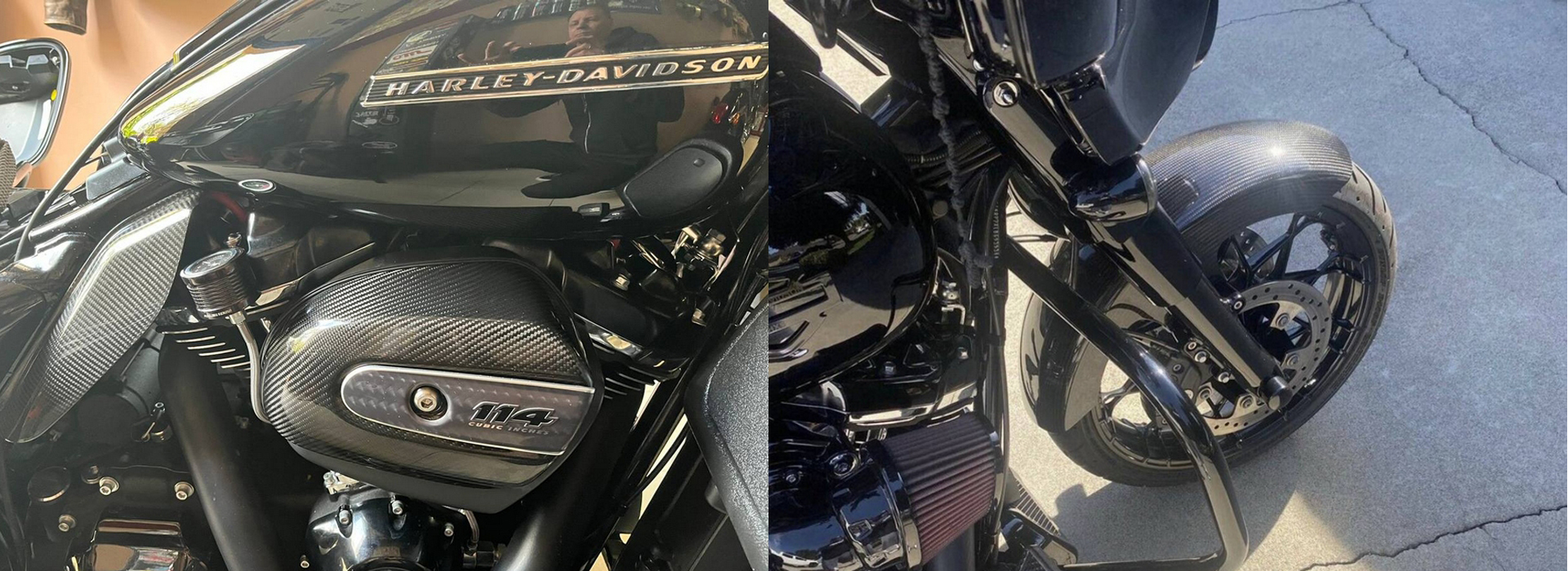 Карбоновые детали для Harley Davidson